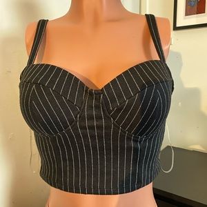 Haute monde small crop top